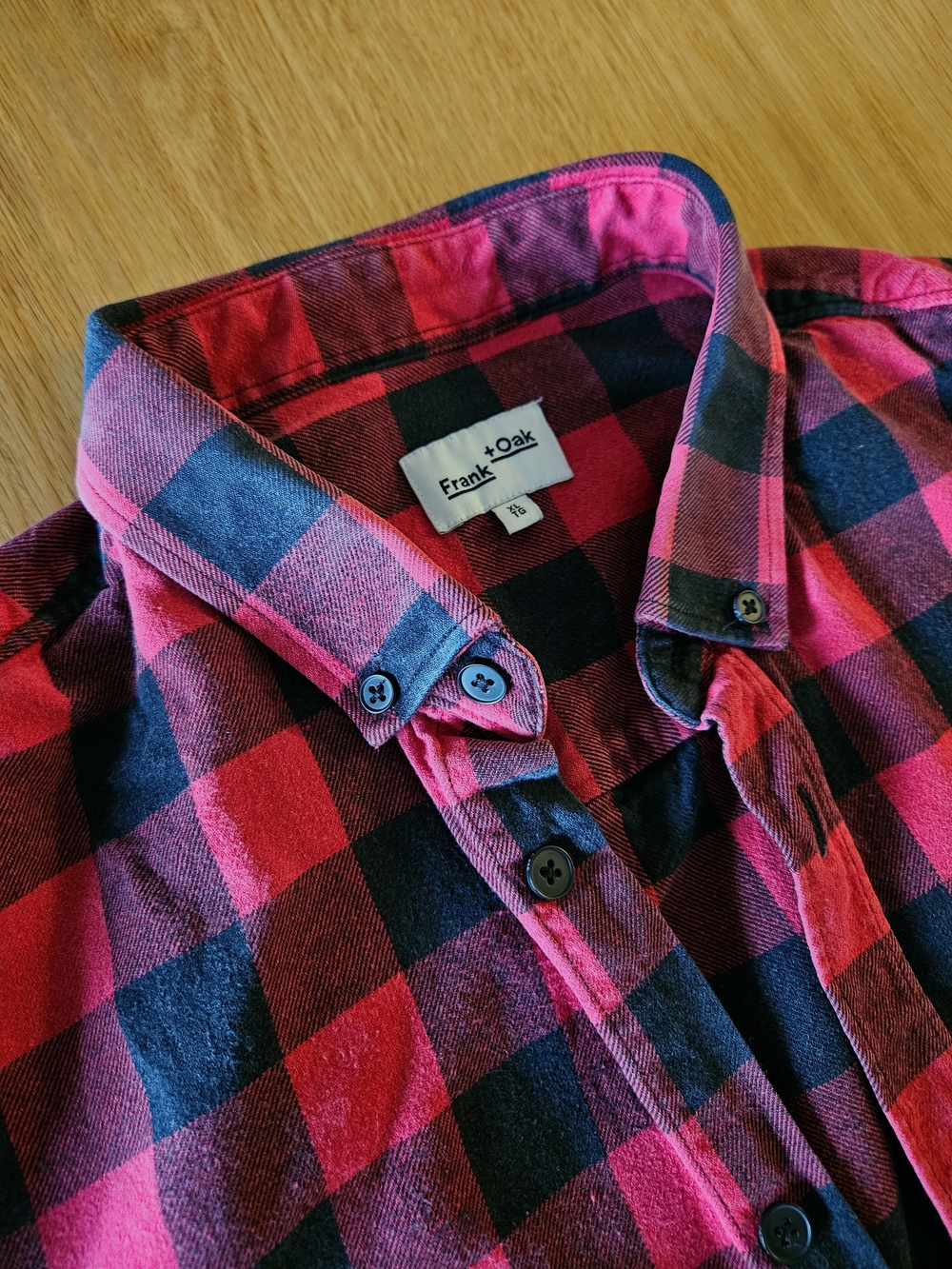 Frank & Oak XL Buffalo Plaid Shirt/overshirt